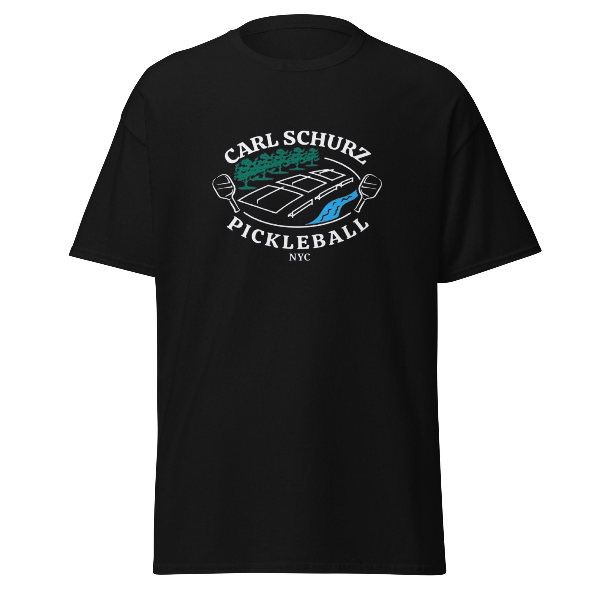 Carl Schurz Pickleball Casual Tee - Darks - Image 3