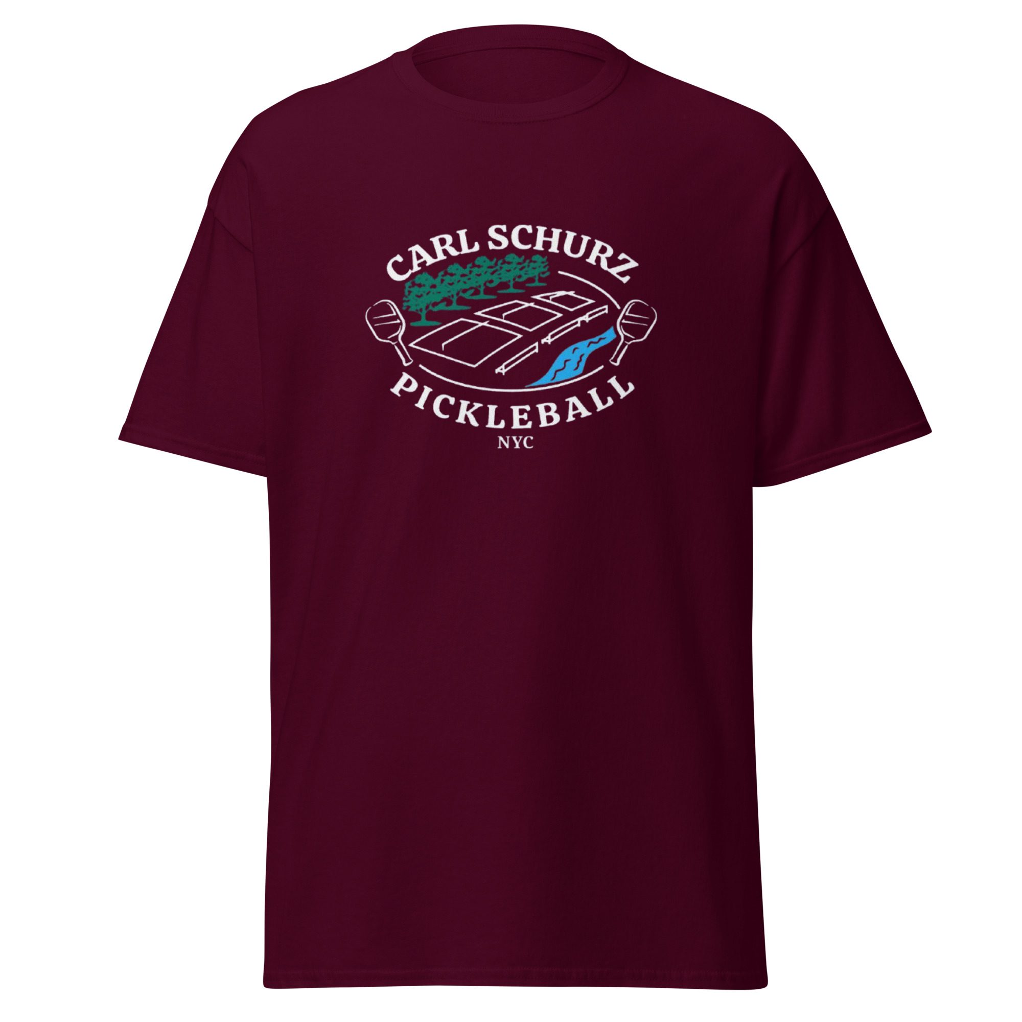 Carl Schurz Pickleball Casual Tee - Darks - Image 2
