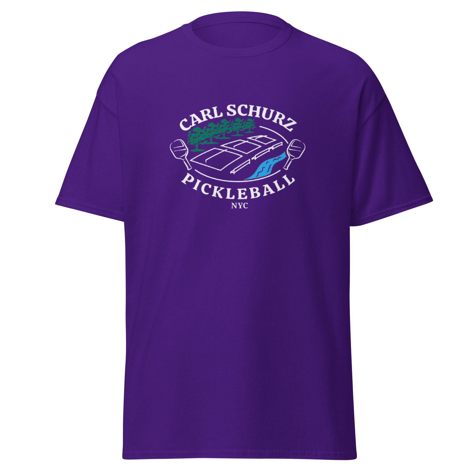 Carl Schurz Pickleball Casual Tee - Darks - Image 4