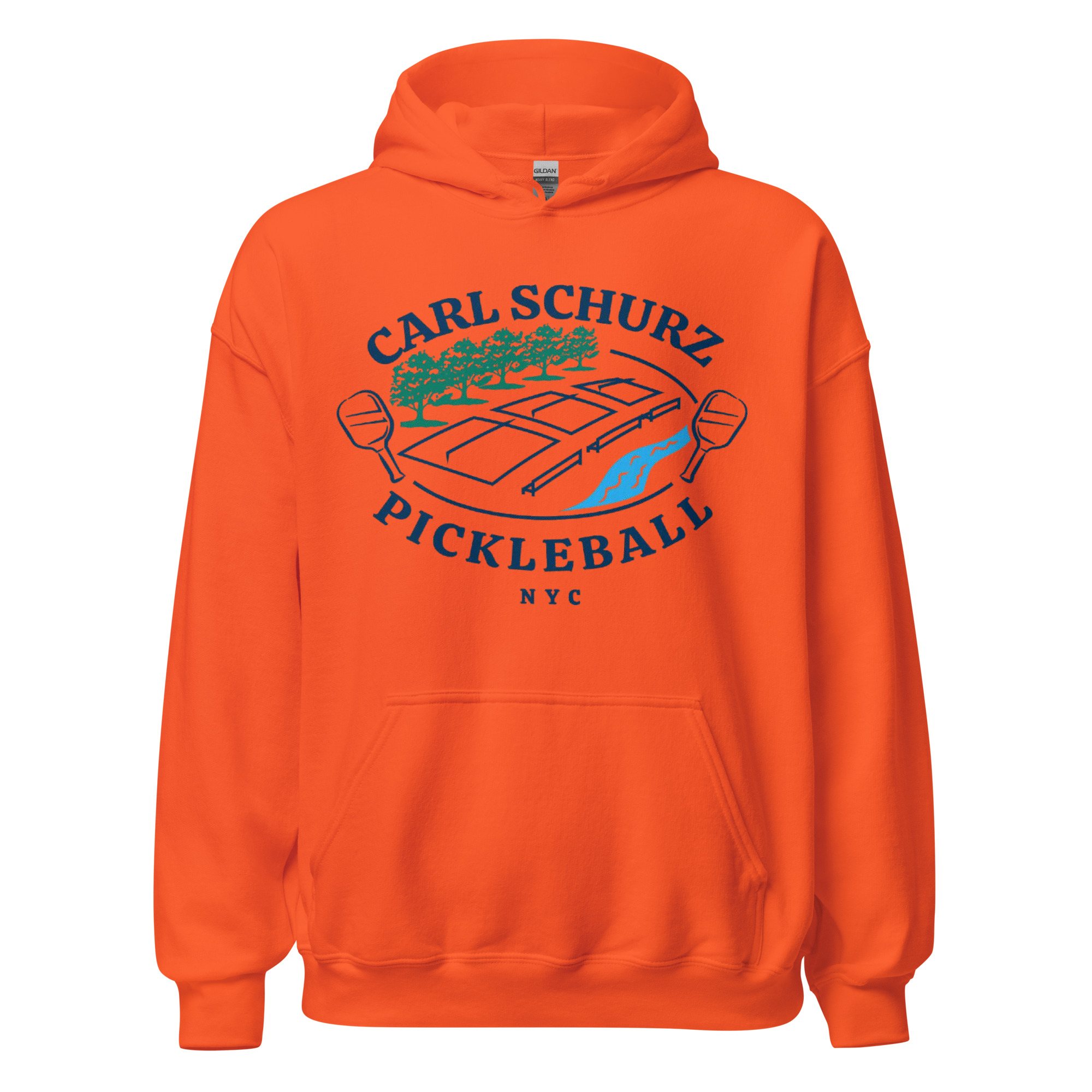 Carl Schurz Pickleball Hoodie - Lights - Image 8