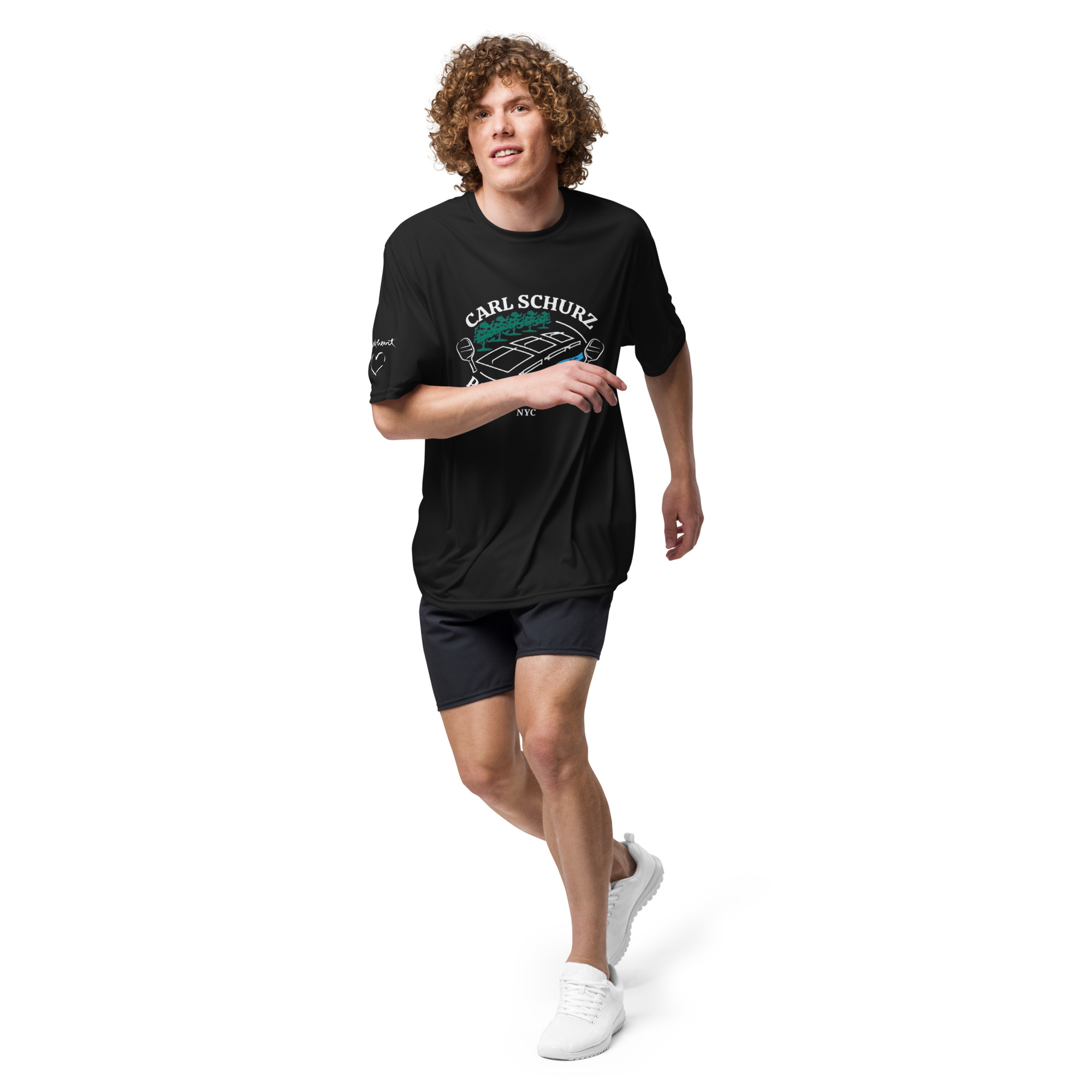 Carl Schurz Pickleball Performance Tees - Darks - Image 2