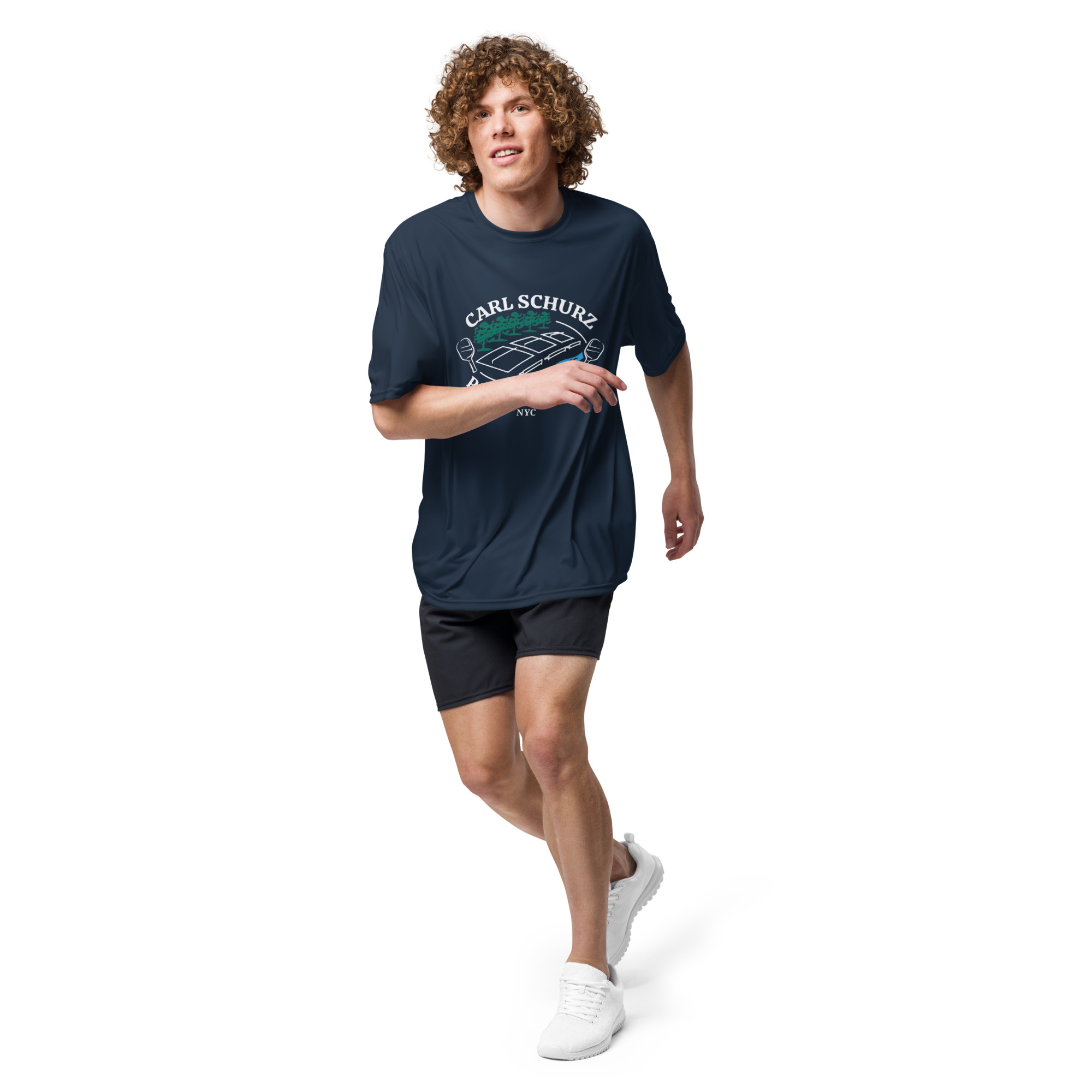 Carl Schurz Pickleball Performance Tees - Darks