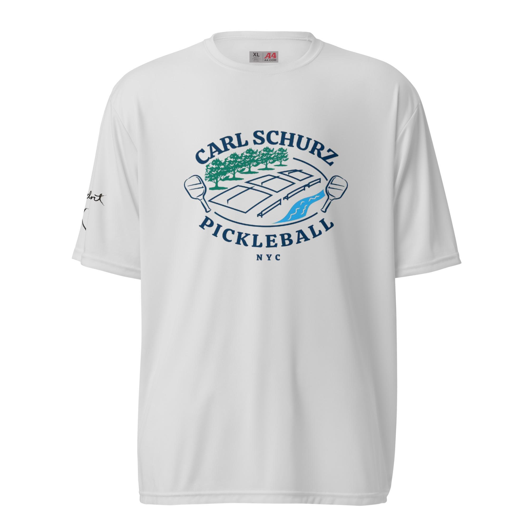 Carl Schurz Pickleball Performance Tee -Lights - Image 2