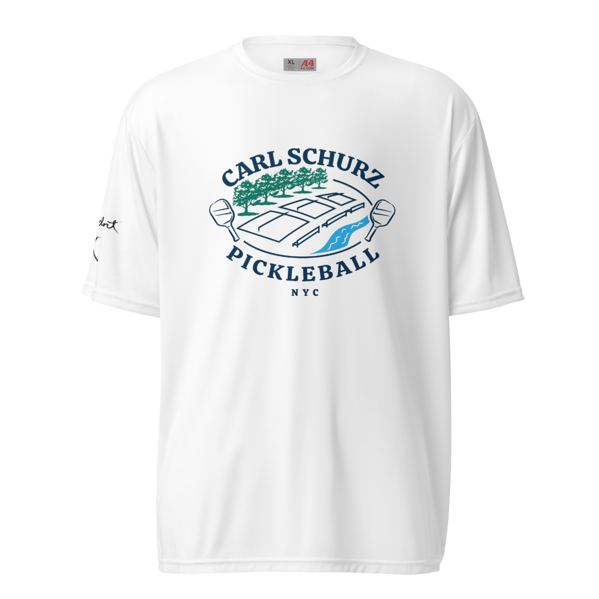 Carl Schurz Pickleball Performance Tee -Lights - Image 4