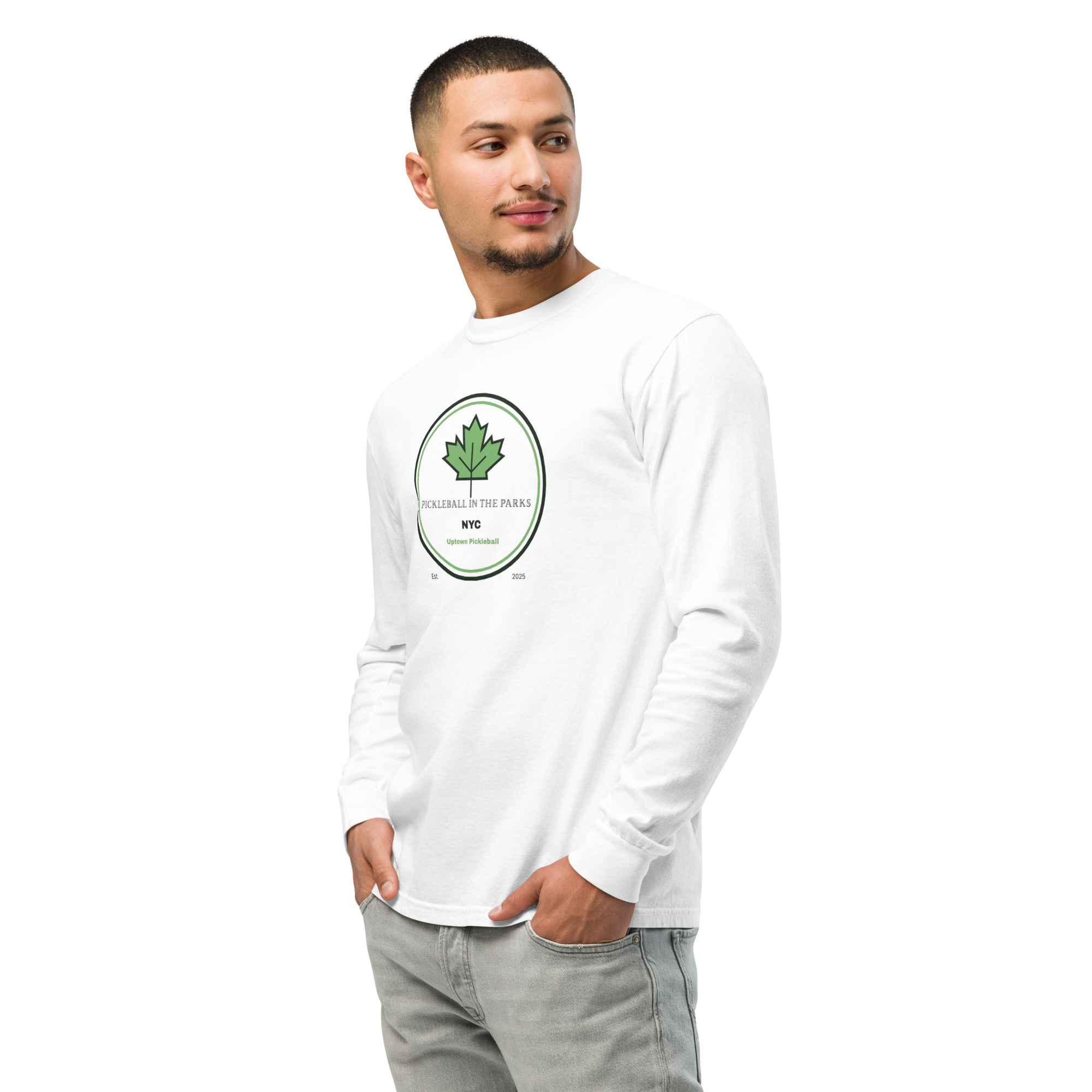 Uptown Pickleball in the Parks Long-sleeve - Lights